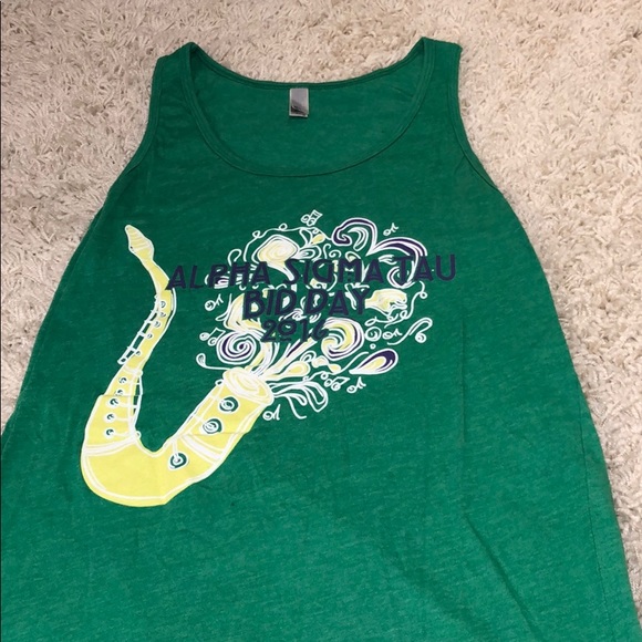 Alpha Sigma Tau mardi gras theme tank - Picture 2 of 4